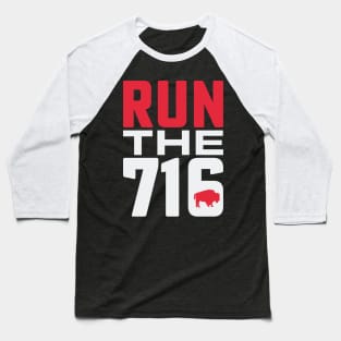 Buffalo Runner Run the 716 Buffalo NY Baseball T-Shirt